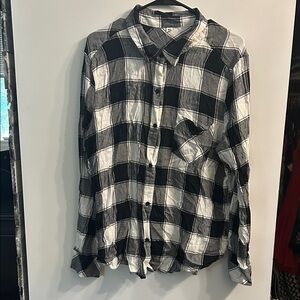 BP Black and White Plaid Women’s Shirt